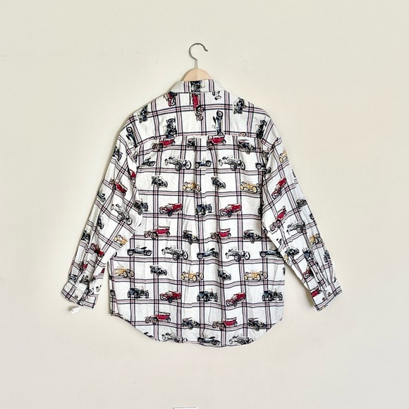 Vintage 90s Knights of Round Table Old Car Shirt Stutz Bearcat Roadster Men’s L - Picture 7 of 11